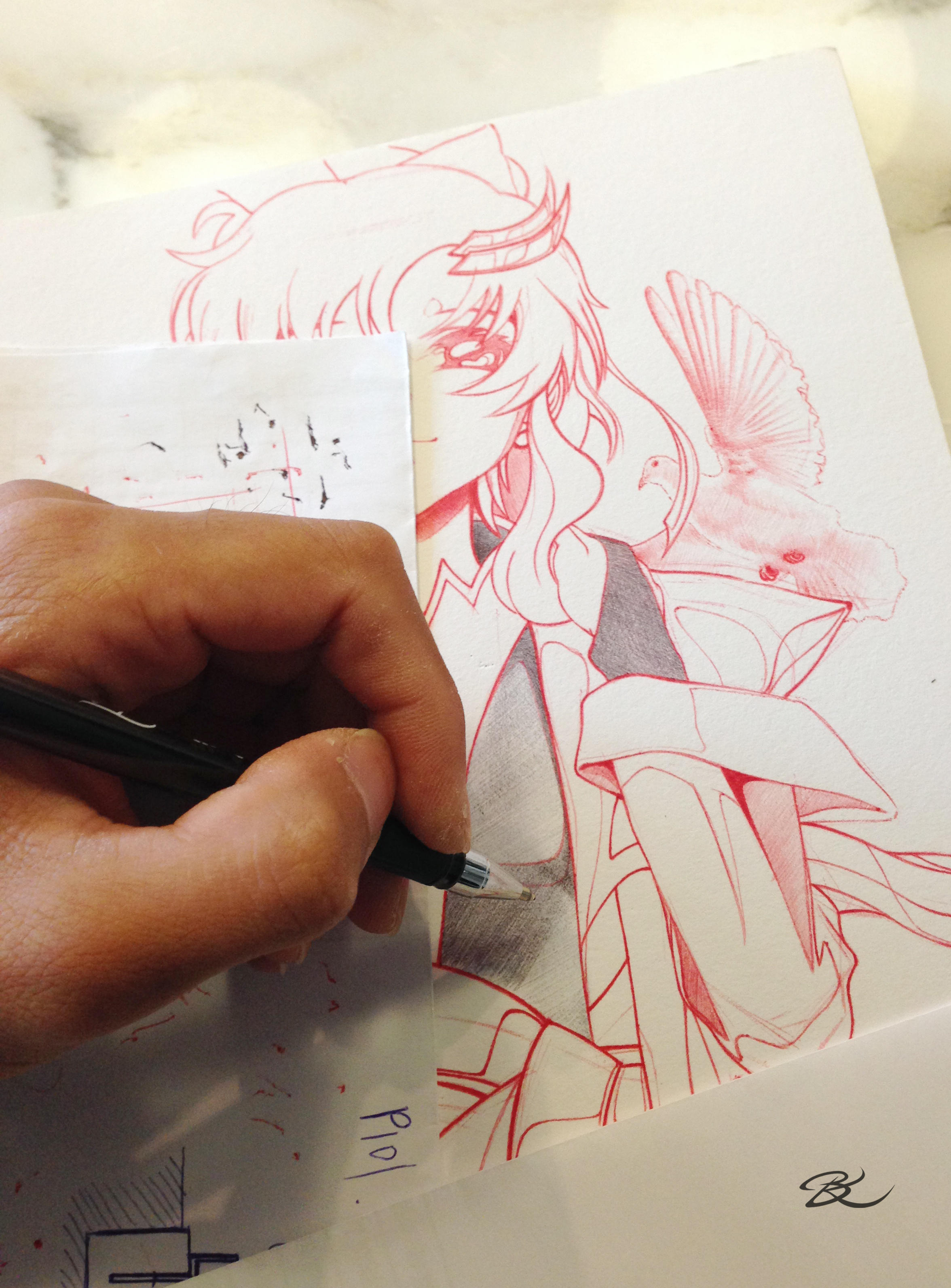 圆珠笔手绘练习-1|插画|插画习作|bk1220 - 原创作品 - 站酷 (zcool)