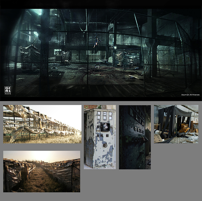 电影《佣兵之战》(末日少女)概念设计