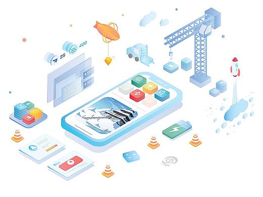 2.5D 轴测图（个人主页-ZMjk4Mjc4MzI=） - APP界面 - 站酷设计师anchaozheng原创素材 - 站酷ZCOOL