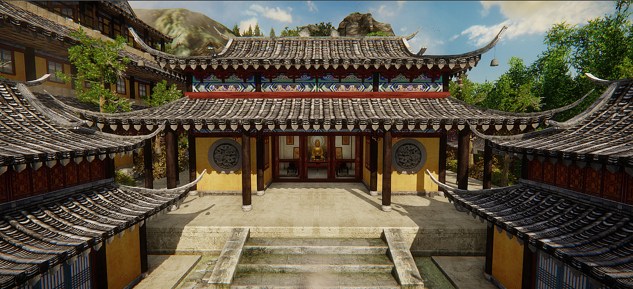 仙佛寺（图ZMTk0NjI5MjA=） - 场景 - 站酷设计师高诺科技原创素材 - 站酷ZCOOL