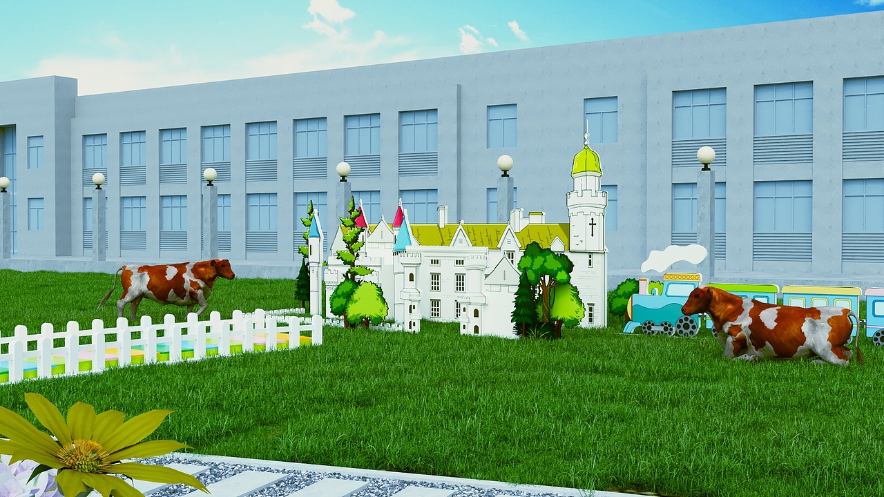 草坪微景观打造