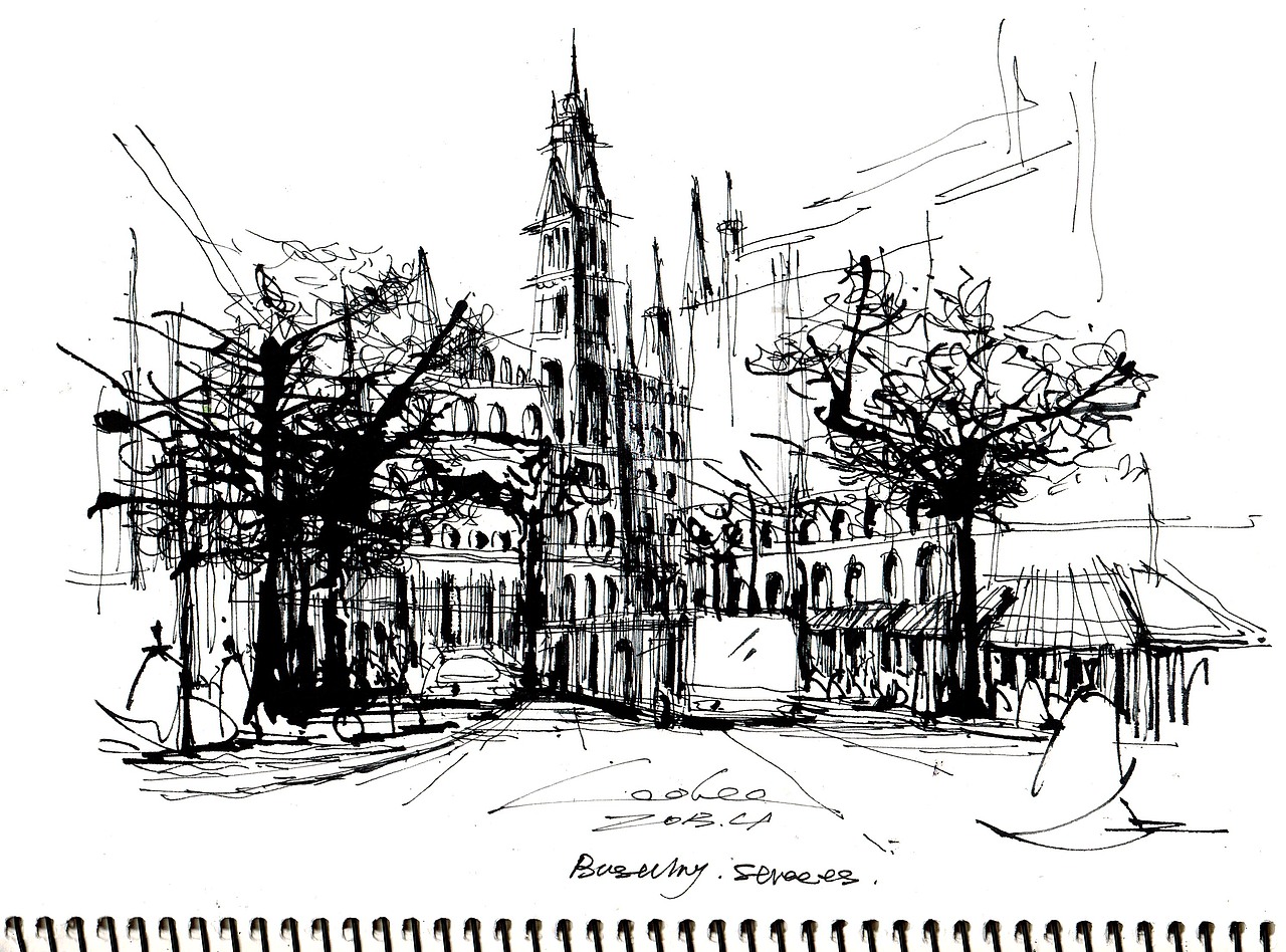 梵蒂冈建筑之行 二（图ZODkzNTU5Mg==） - 商业插画 - 站酷设计师LEEZENGRUI原创素材 - 站酷ZCOOL