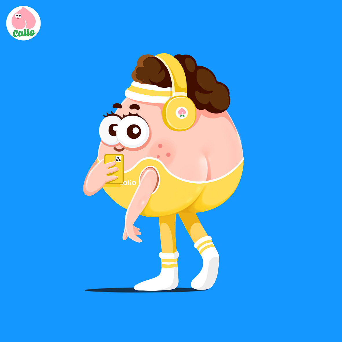 PeachCalio | 屁桃卡里奥（图ZMjUxODUyMzky） - IP形象 - 站酷设计师佐拉Zola原创素材 - 站酷ZCOOL