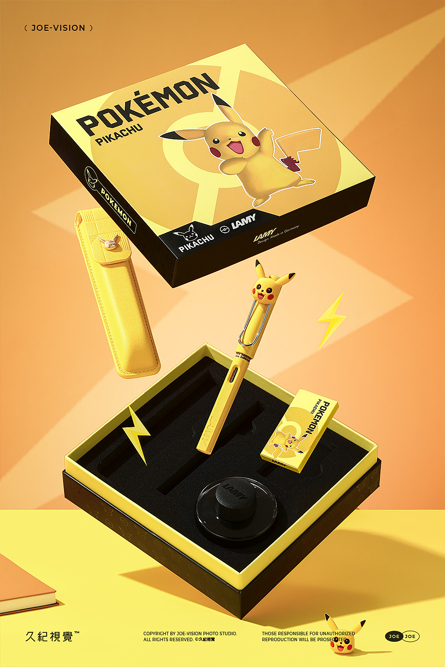 文具摄影『布朗熊钢笔｜宝可梦礼盒』X JOE VISION（图ZMzQwNzA5NjQ0） - 产品摄影 - 站酷设计师南京久纪视觉摄影原创素材 - 站酷ZCOOL