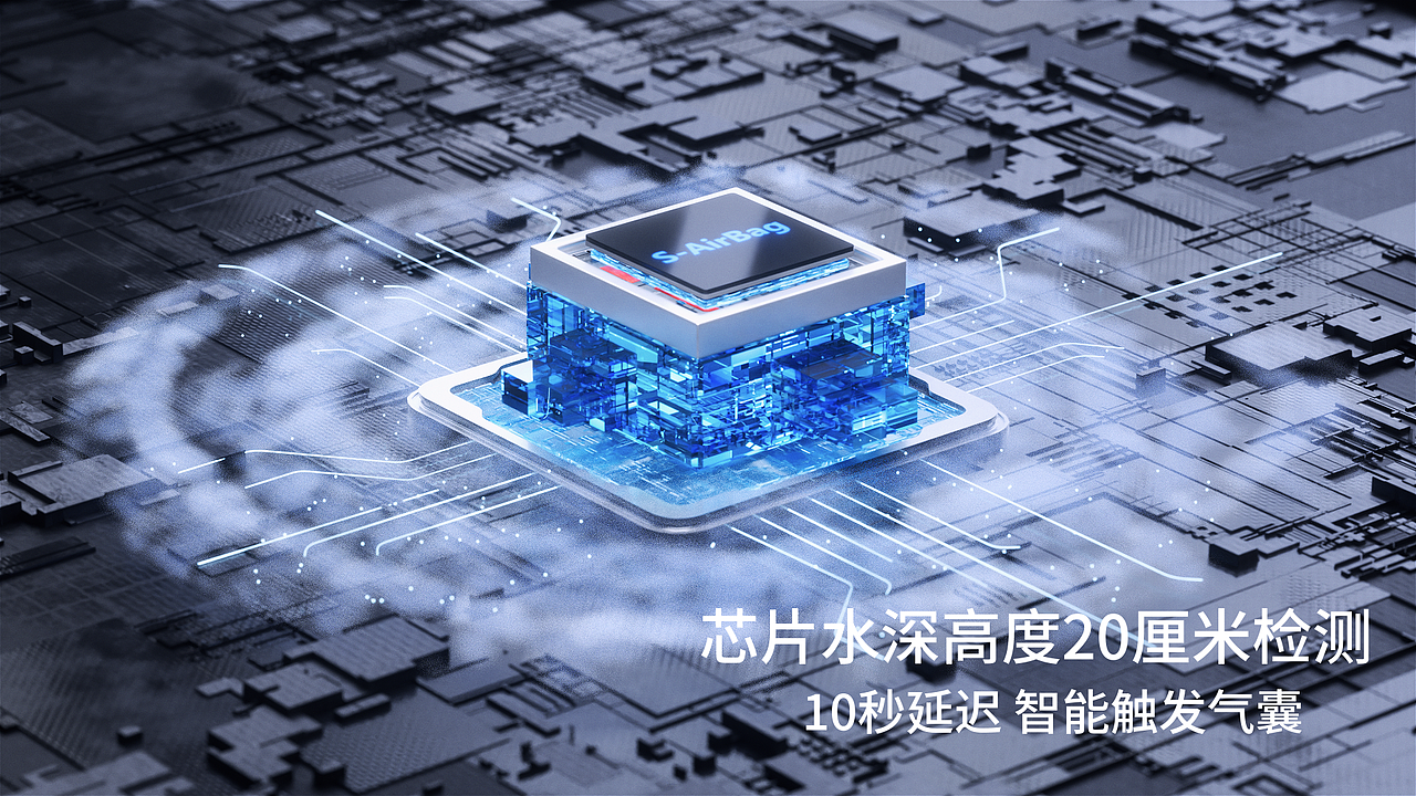 S-AIRBAG/信安智囊 S60智能防溺水背带 产品动画（图ZMzQzOTU2NTcy） - 动画/影视 - 站酷设计师菜头阿菜菜原创素材 - 站酷ZCOOL