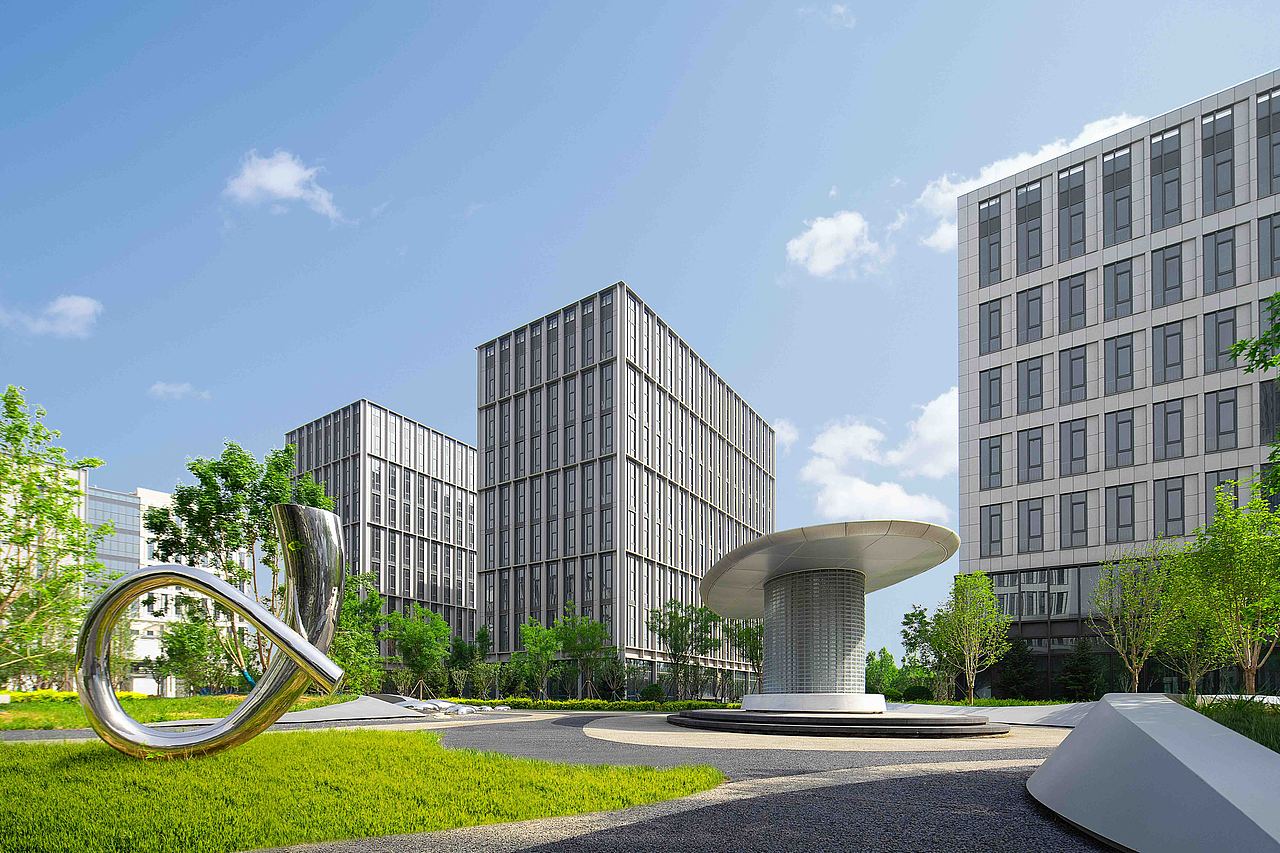 景观摄影建筑摄影 北京气象中心拍摄