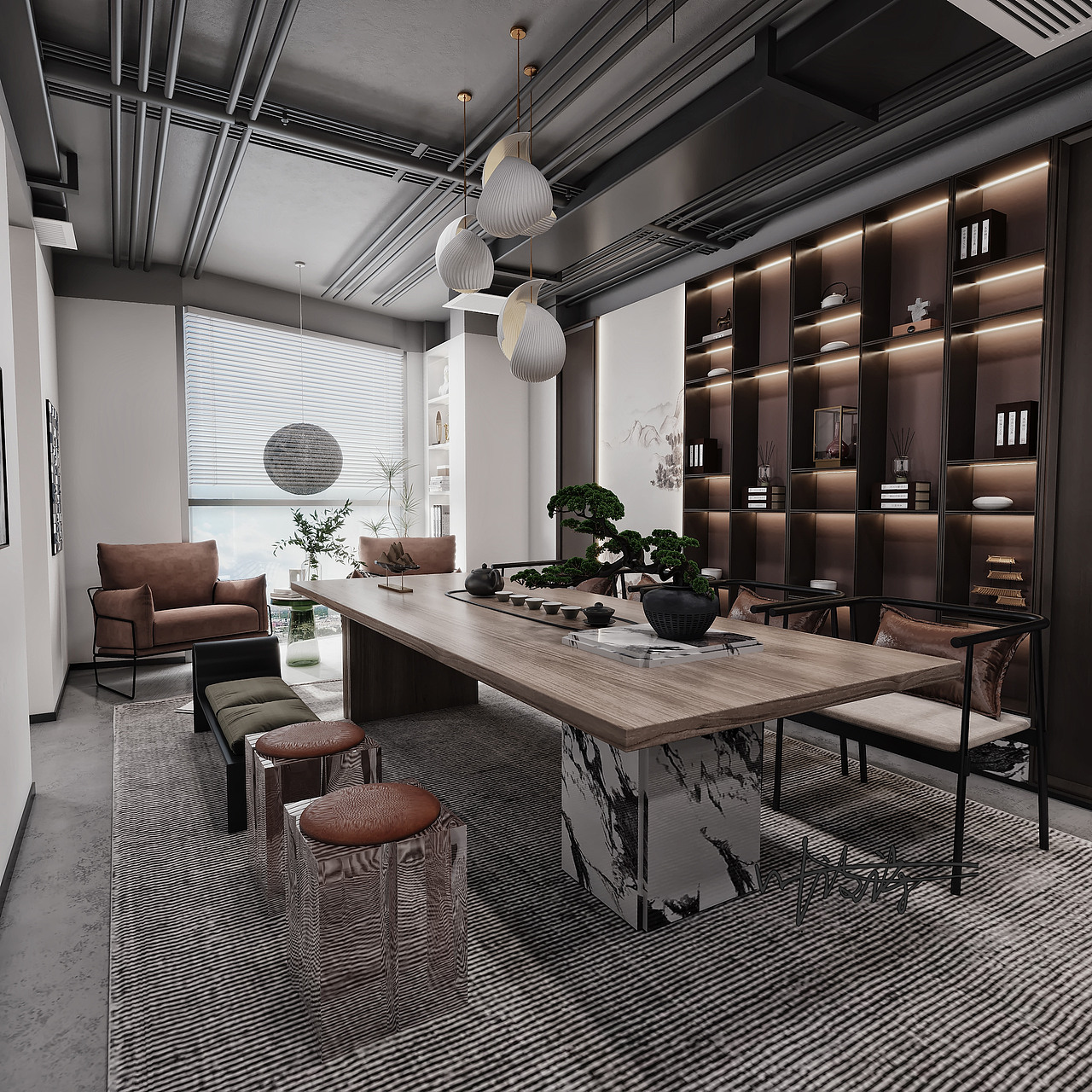 办公室设计|现代文化传媒公司