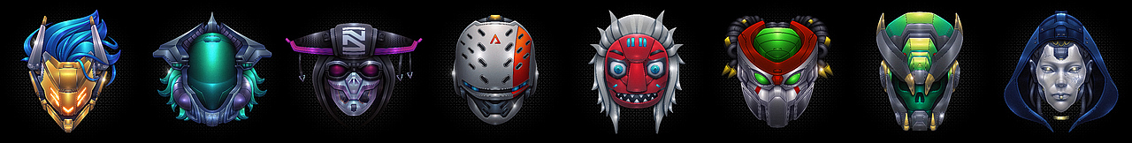 毒苗DUMMIAO｜APEX LEGENDS 机械头盔｜矢量插画（图ZMzUyMDM1MjI0） - 新锐潮流插画 - 站酷设计师小宝猫猫原创素材 - 站酷ZCOOL
