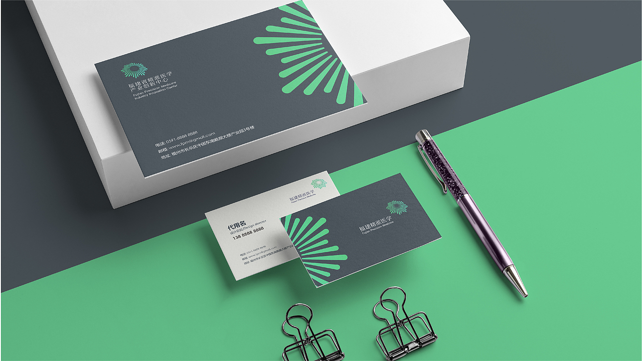 福建省精准医学产业创新中心VI品牌形象设计