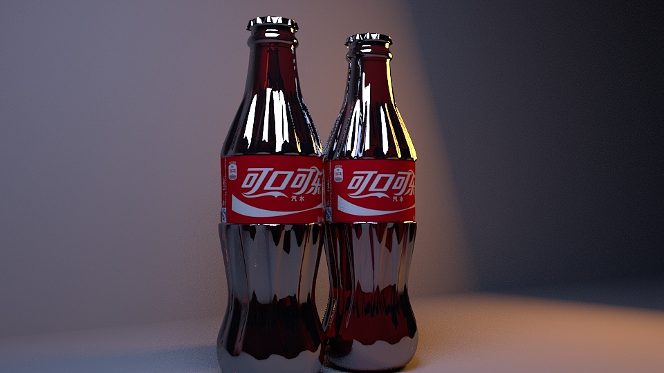 可口可乐三位模型图片