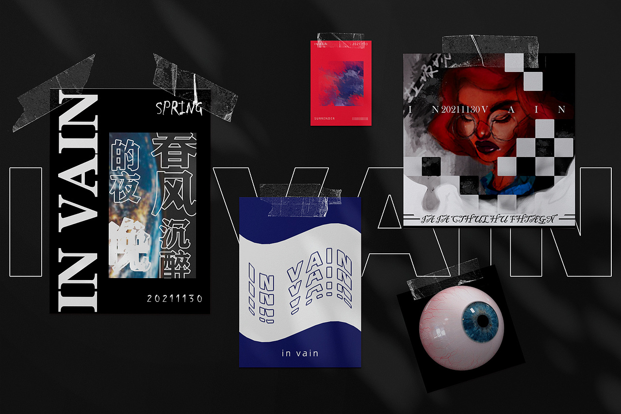 一些简单的海报（图ZMjgwMzA3ODM2） - 海报 - 站酷设计师in_vain原创素材 - 站酷ZCOOL