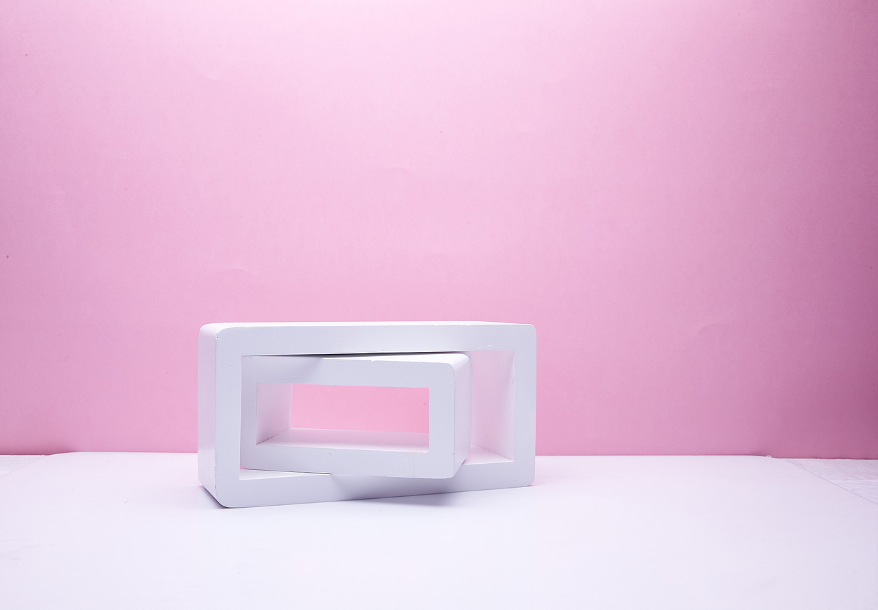 圣诞节新年一组几何图 鞋类清爽创意背景图