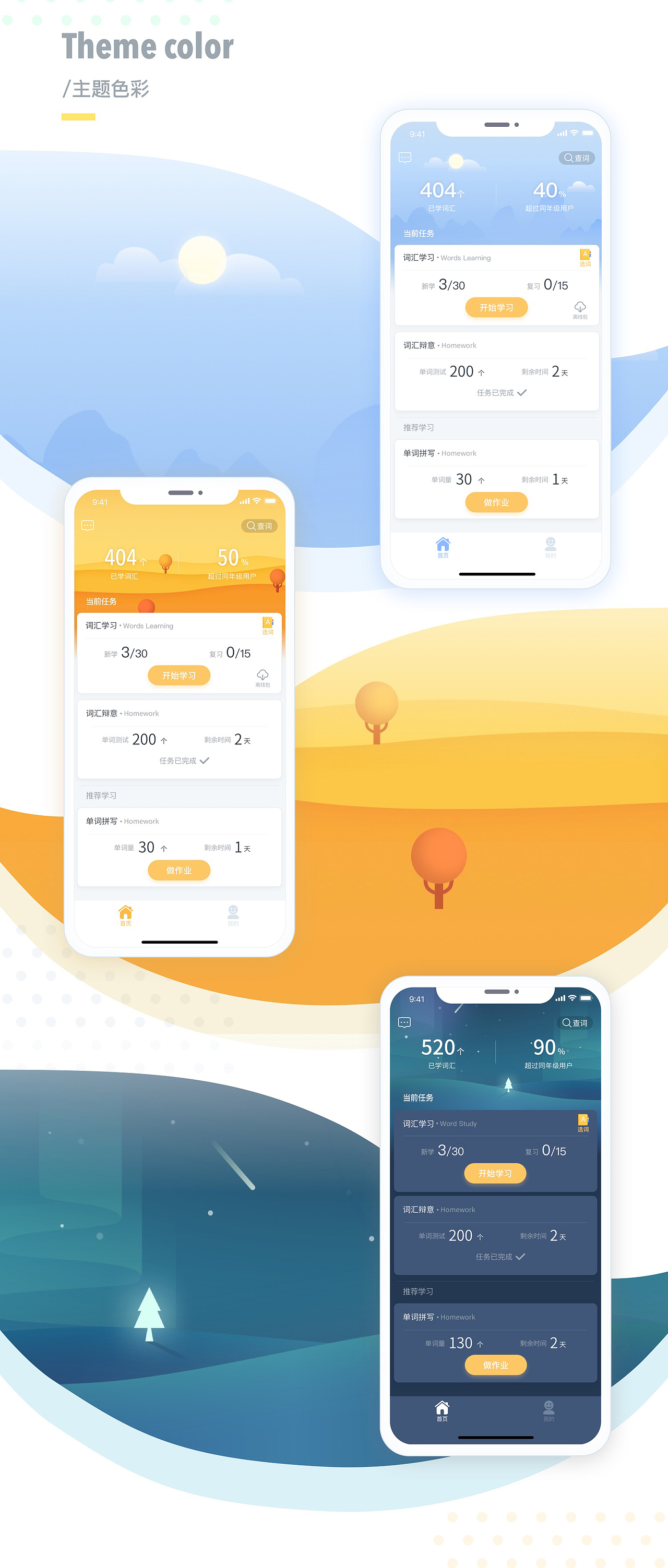 Zhimi English 1.0 | 知米中学英语纯视觉稿分享（图ZMTA4NDQzOTI4） - APP界面 - 站酷设计师l专吃好孩子l原创素材 - 站酷ZCOOL