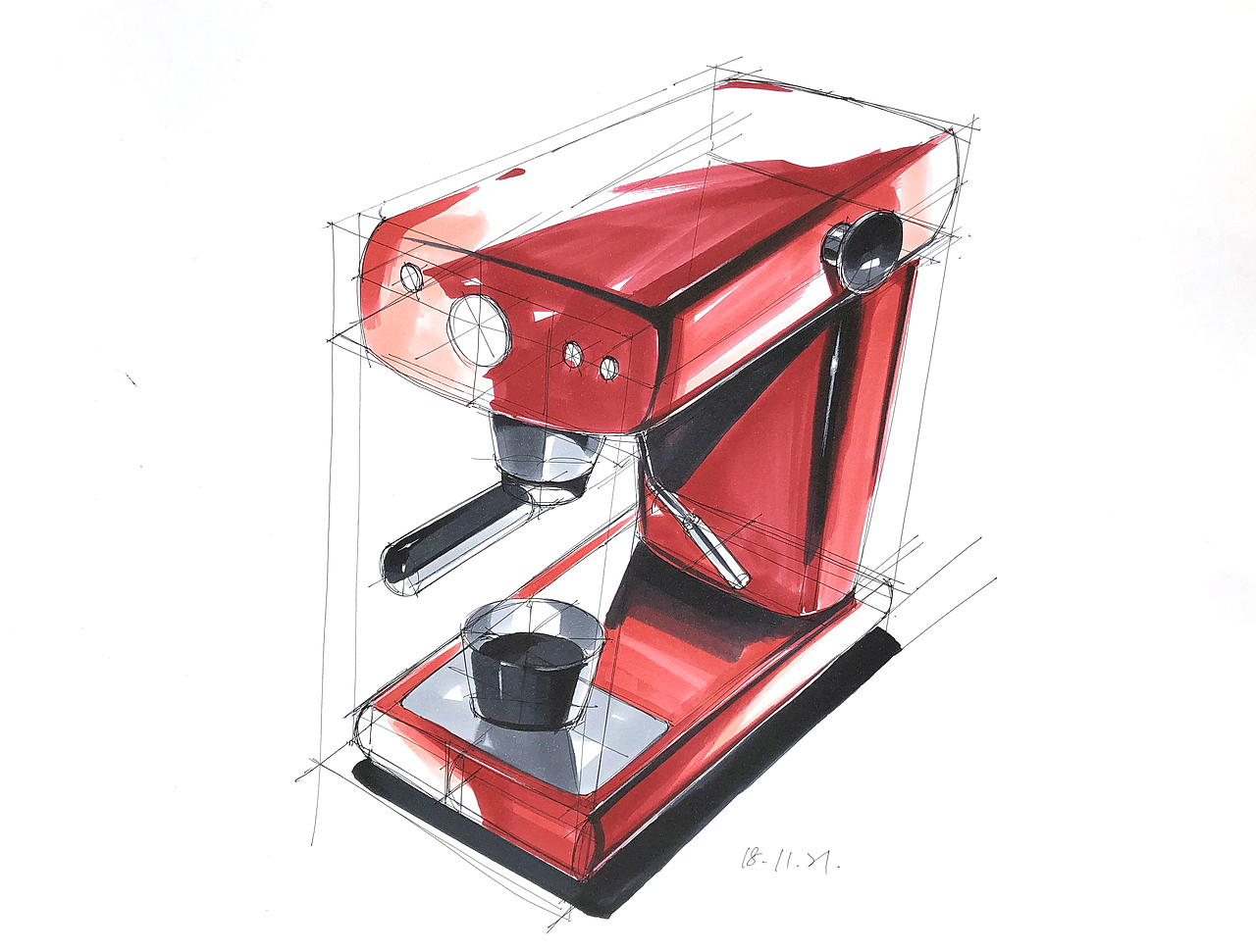 考研期间的手绘