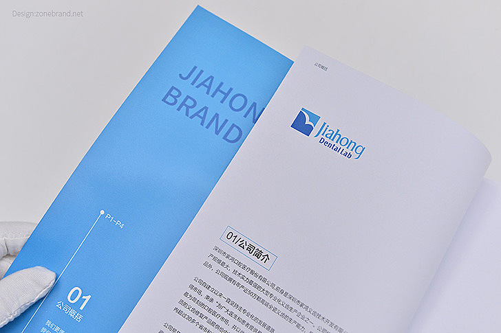 zonebrand设计:家鸿义齿口腔医疗画册设计，深圳画册设计公司；（图ZMzg4ODcwMDg=） - 书籍/画册 - 站酷设计师主振品牌咨询设计原创素材 - 站酷ZCOOL