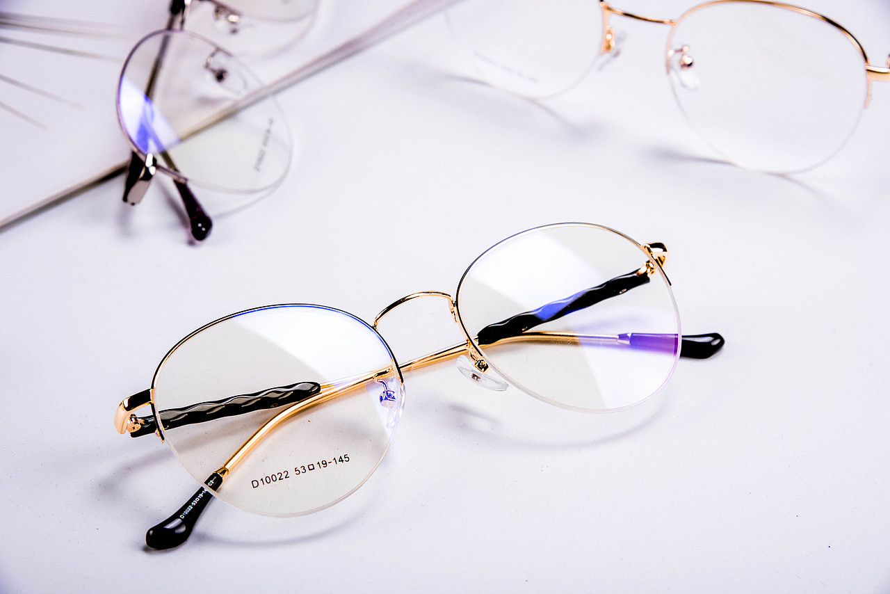 ins小清新眼镜拍摄