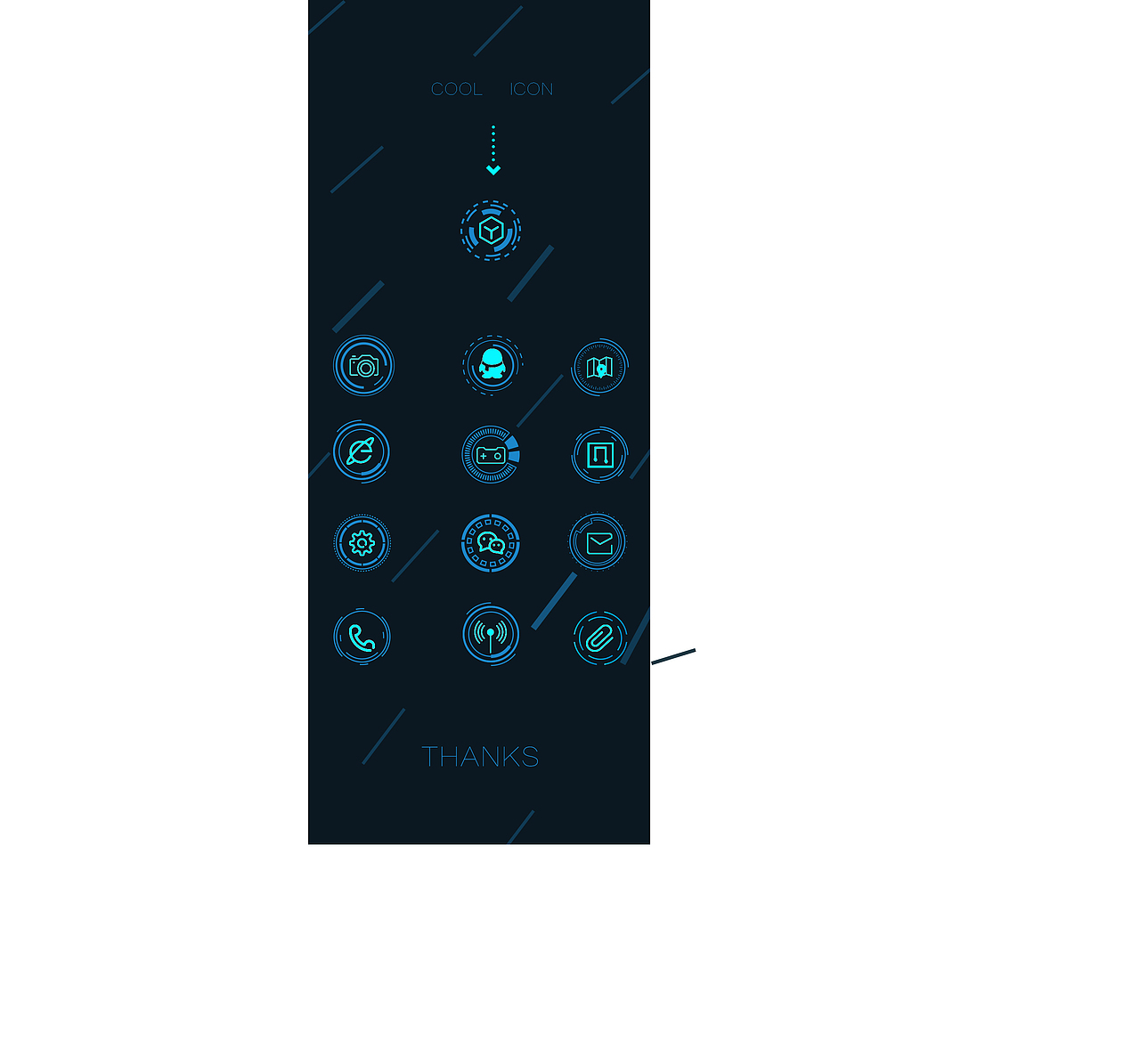 科技感图标界面（图ZOTU3MjM0NjQ=） - 图标 - 站酷设计师幻城J原创素材 - 站酷ZCOOL