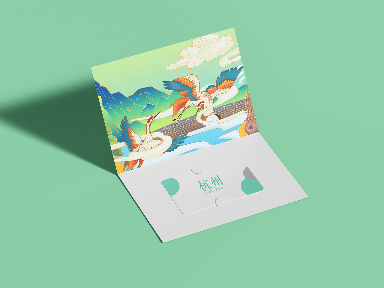 杭州新国风插画（图ZMjQ2NzA3NjMy） - 商业插画 - 站酷设计师Hexagon六角原创素材 - 站酷ZCOOL