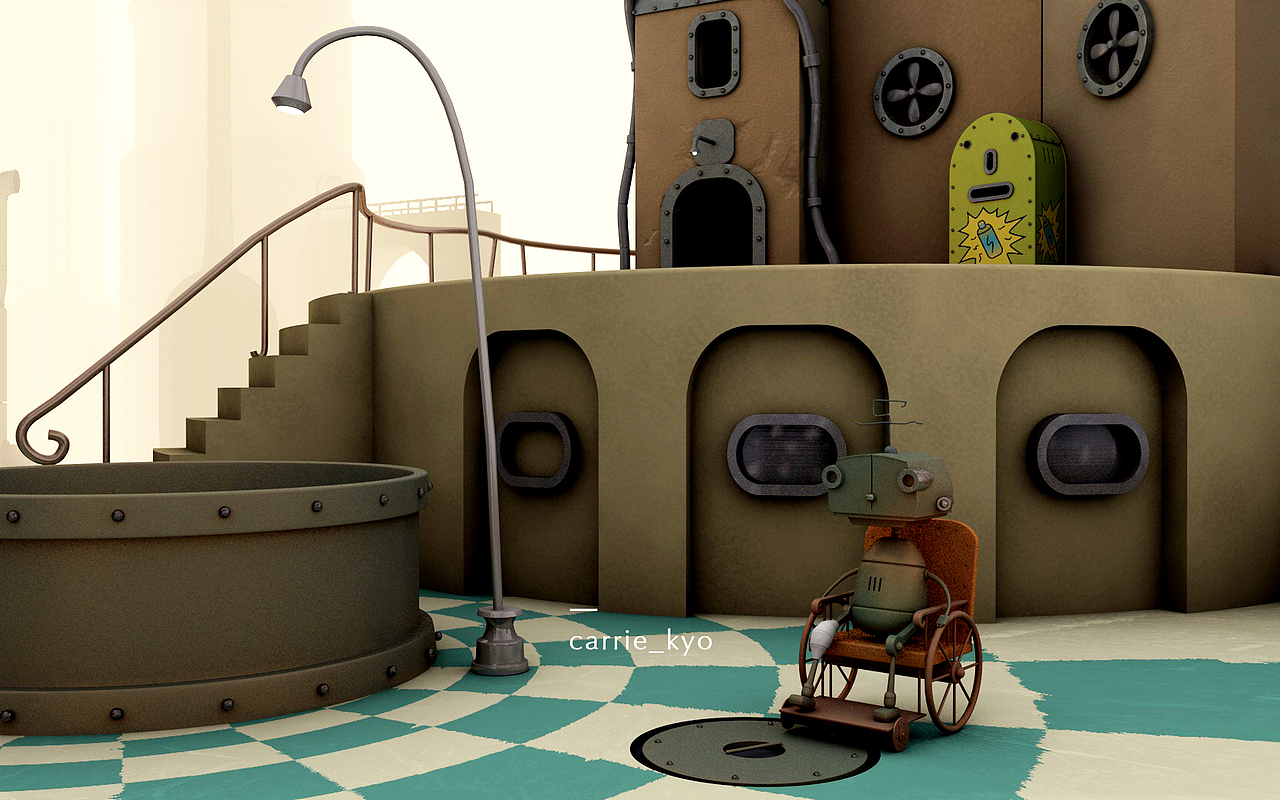 C4D/机械迷城场景建模（图ZMTE1ODAxNDQw） - 场景 - 站酷设计师carrie_kyo原创素材 - 站酷ZCOOL
