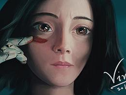 阿麗塔-戰(zhàn)斗天使 手繪