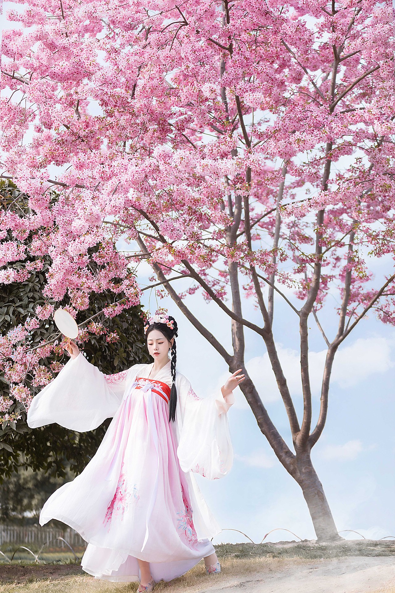 桃花依旧笑春风古风汉服系列作品