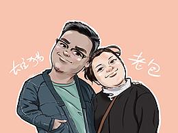 與老婆和老媽的分別合影