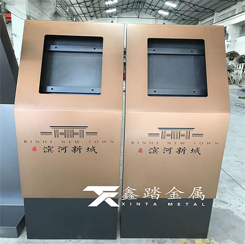 售楼部小区人脸识别不锈钢门禁机支架、不锈钢门口机