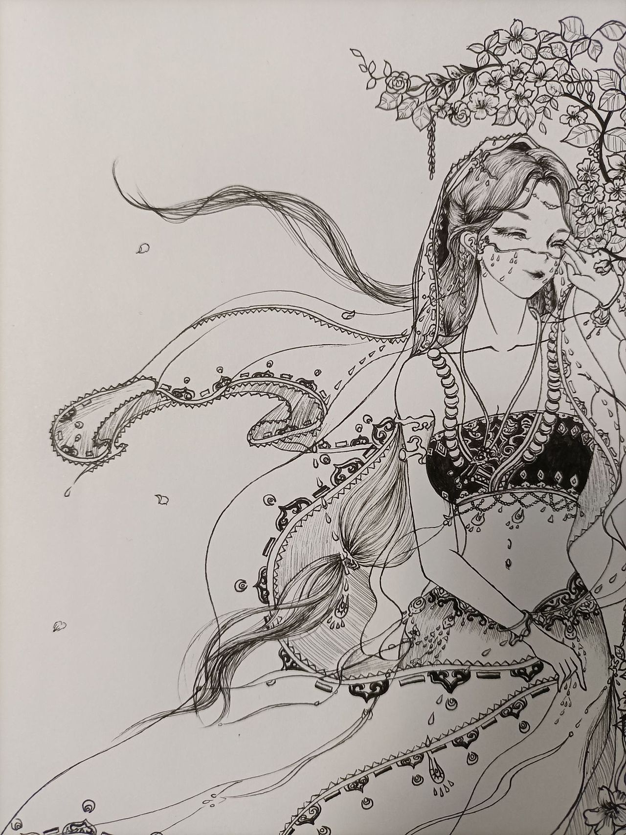 巧笑倩兮 美目盼兮（图ZMzIzNzEyMzQ0） - 绘画 - 站酷设计师芮临原创素材 - 站酷ZCOOL