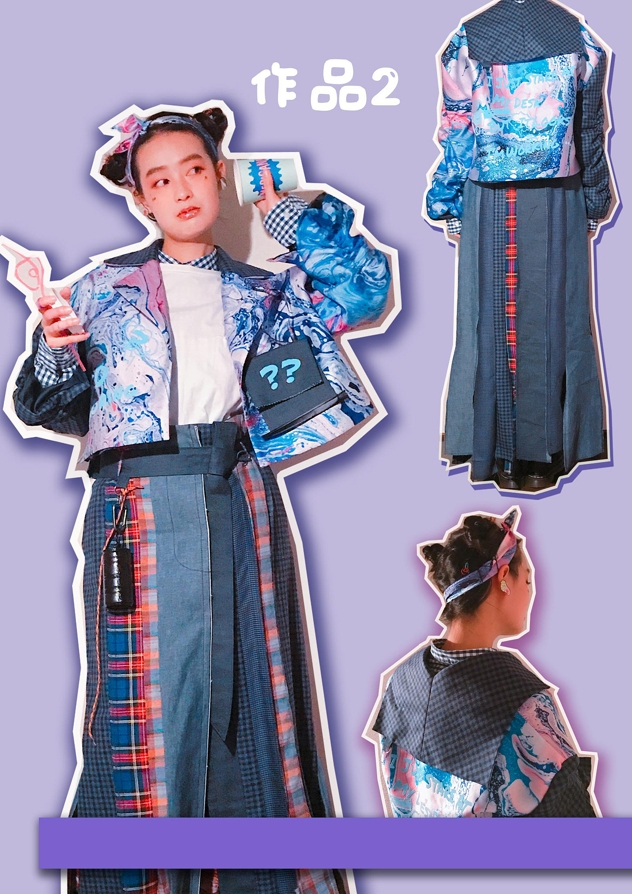 墨流し染色技术在现代时装上的应用（图ZMTA1MzY3Mzg4） - 休闲/流行服饰 - 站酷设计师Tenkyo0528原创素材 - 站酷ZCOOL