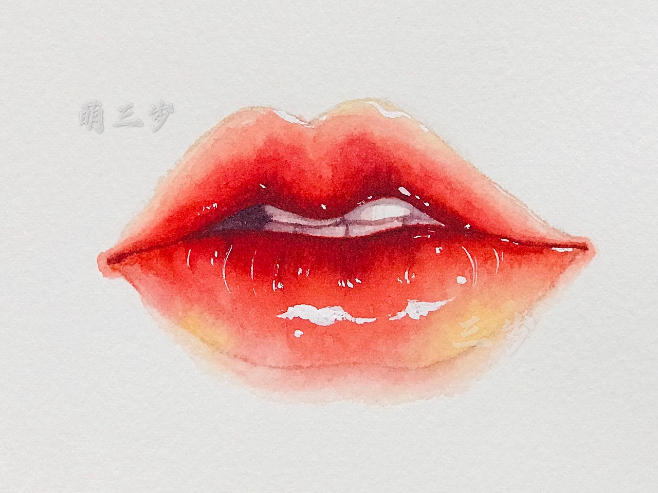 最近画的五官:眉眼耳鼻嘴