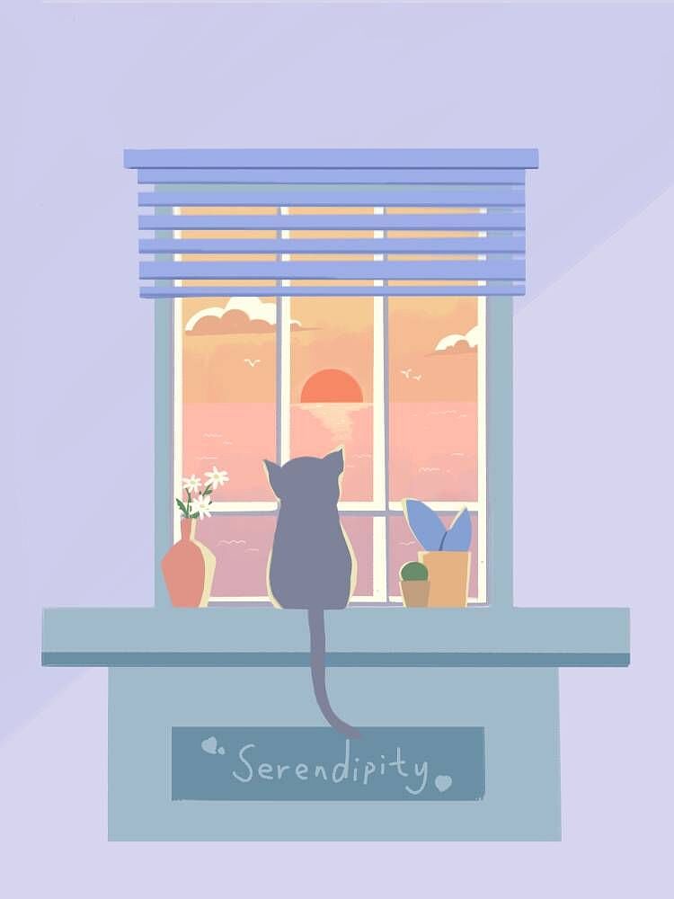 猫咪窗台（图ZMjY4MzkxMzk2） - 创作习作 - 站酷设计师醋酸花枝原创素材 - 站酷ZCOOL