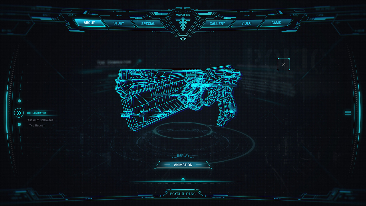 PSYCHO-PASS 页面设计（图ZODQ4NTgxNDQ=） - 游戏/娱乐 - 站酷设计师蘭道原创素材 - 站酷ZCOOL