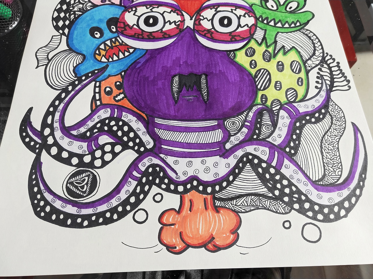 怪兽大集合！（图ZMTQ2NjE5NzEy） - 创作习作 - 站酷设计师东方不败西方菜原创素材 - 站酷ZCOOL