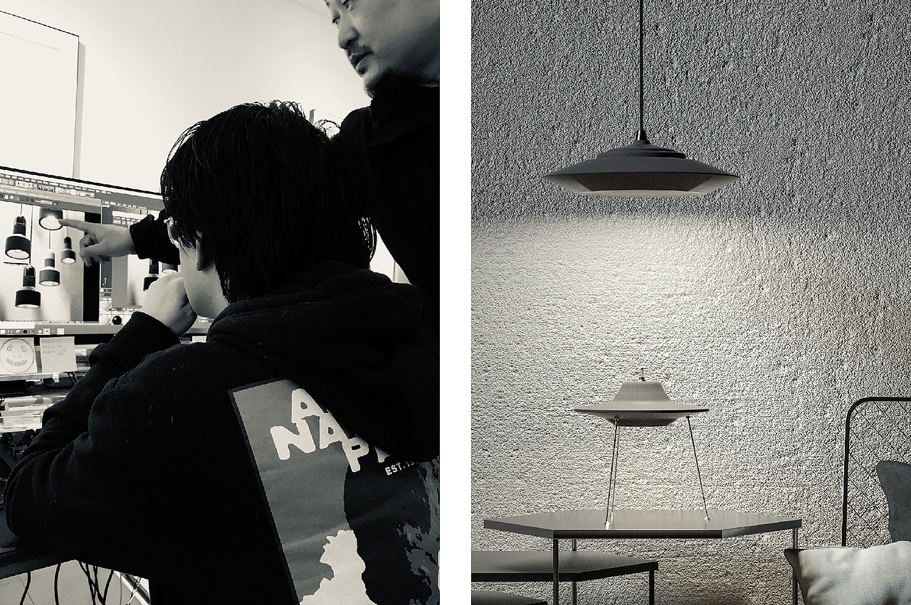 觉一FONE 清水混凝土吊灯【飞碟 UFO】（图ZMTk3MzM3MTMy） - 生活用品 - 站酷设计师觉一FONE原创素材 - 站酷ZCOOL