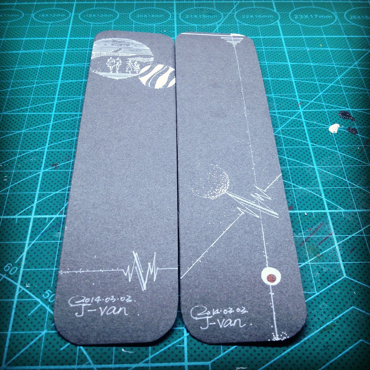 Hand-painted_bookmark（图ZMTQ0NDg5ODA=） - 其他手工艺 - 站酷设计师姜小凡原创素材 - 站酷ZCOOL