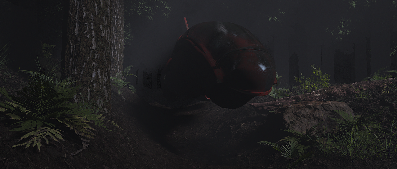 森林、植物、不明飞行物和不久前下过雨的小水坑CG展示（图ZMjE3MzMwMjM2） - 场景 - 站酷设计师纽扣不会扣原创素材 - 站酷ZCOOL