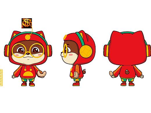 三只松鼠国风款盲盒