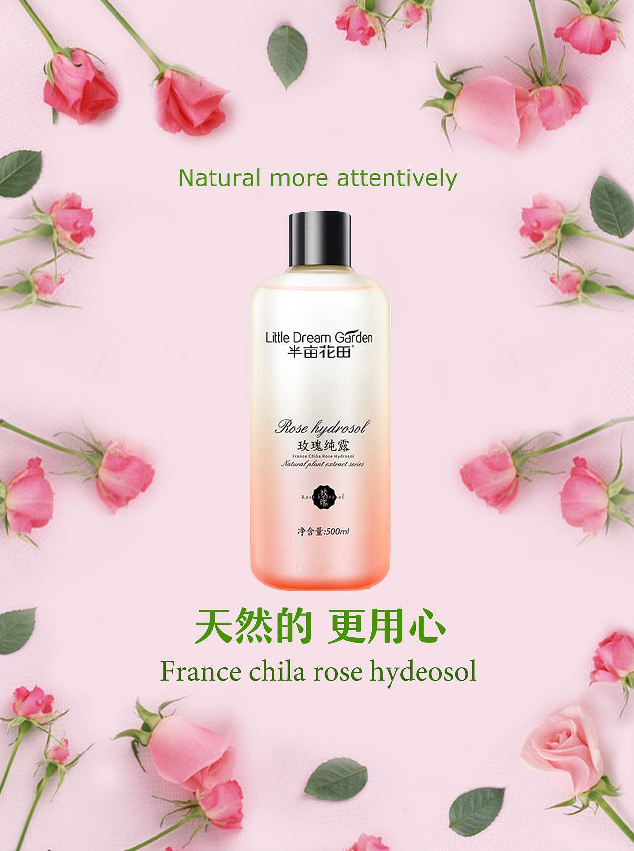 海报设计半亩花田