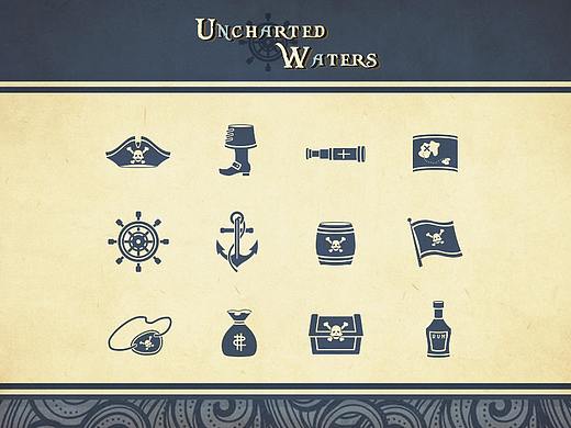 剪影图标-海盗（个人主页-ZMjY5ODE3NTY=） - 图标 - 站酷设计师黑铁矿坑原创素材 - 站酷ZCOOL