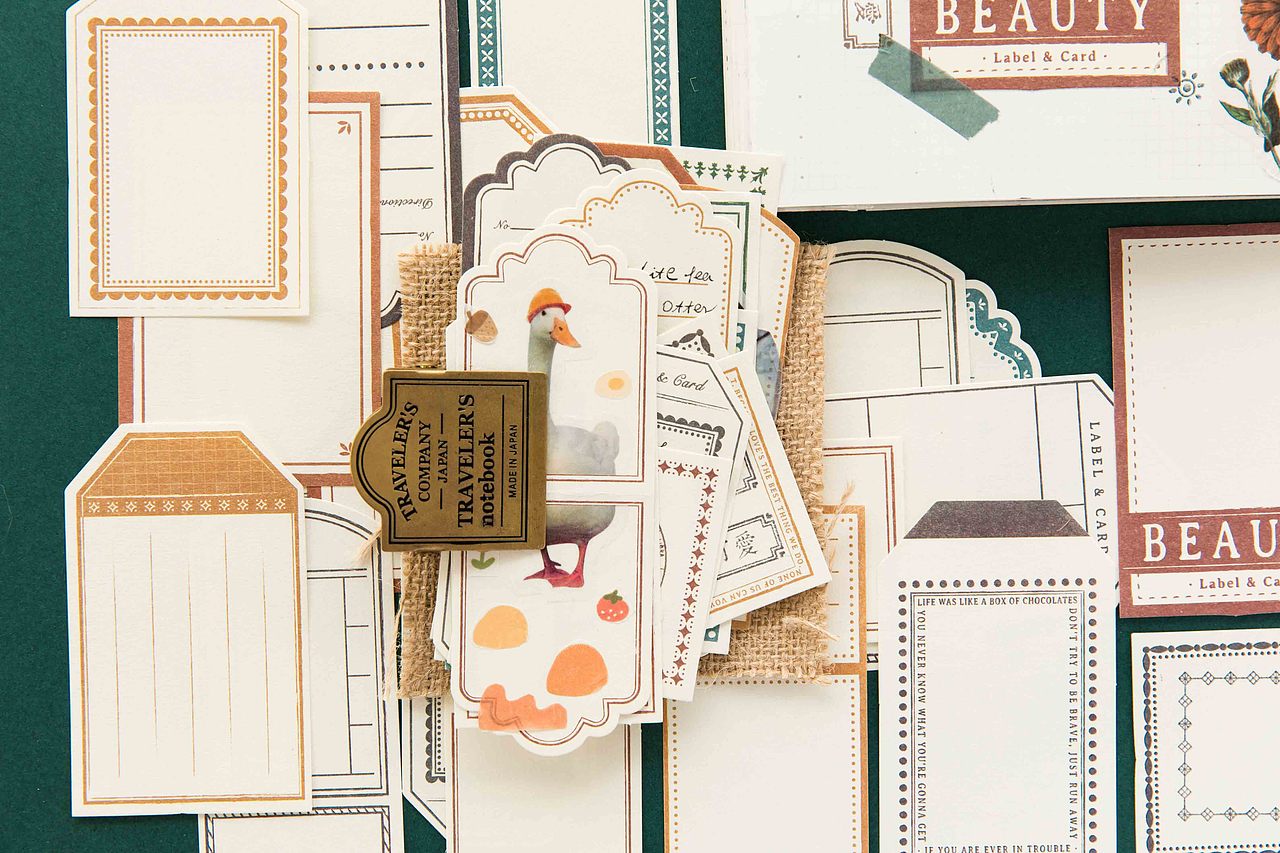 复古风一纸便签