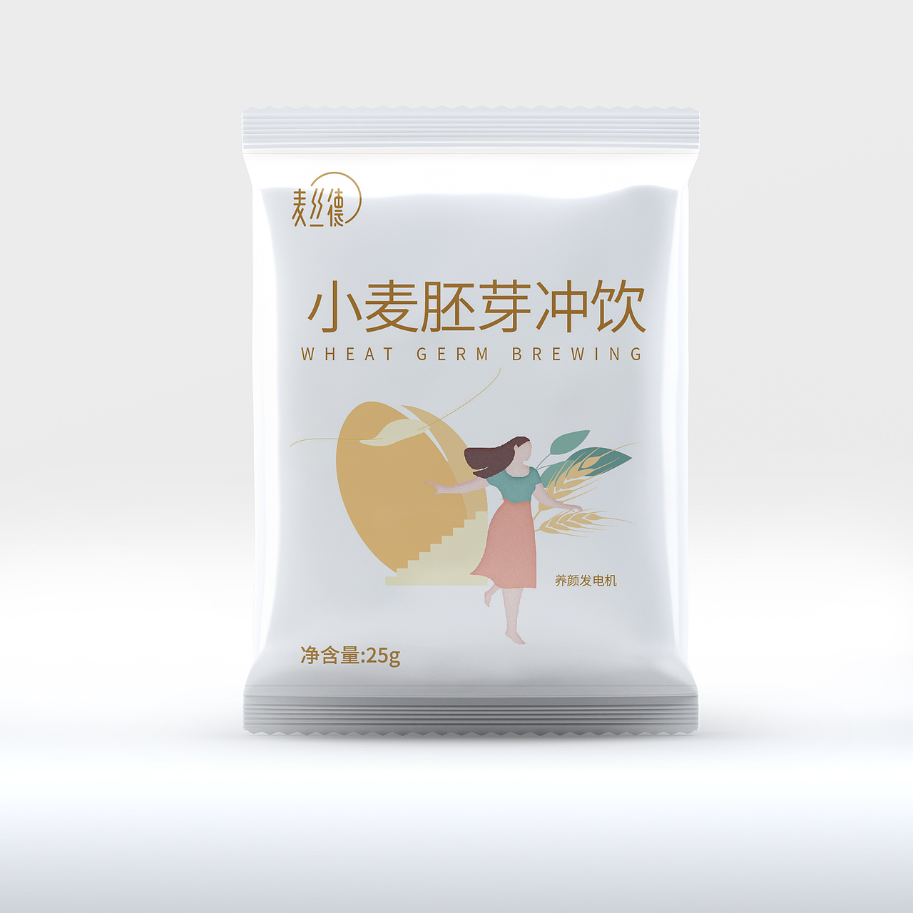 麦思德小麦胚芽饮产品包装设计