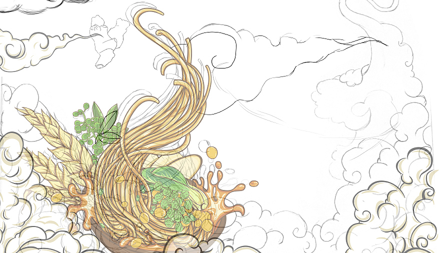 味来面”品牌包装设计（图ZMjcyODc3ODMy） - 包装 - 站酷设计师六洱原创素材 - 站酷ZCOOL