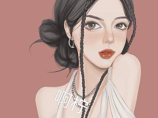头像（个人主页-ZNjU4MzM0MDA=） - 艺术插画 - 站酷设计师啊柠w原创素材 - 站酷ZCOOL
