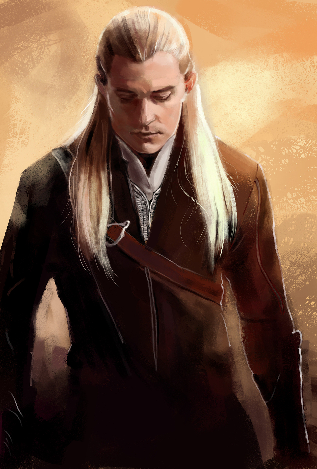 霍比特人,海报临摹|插画|创作习作|z39147562_原创作品-站酷zcool