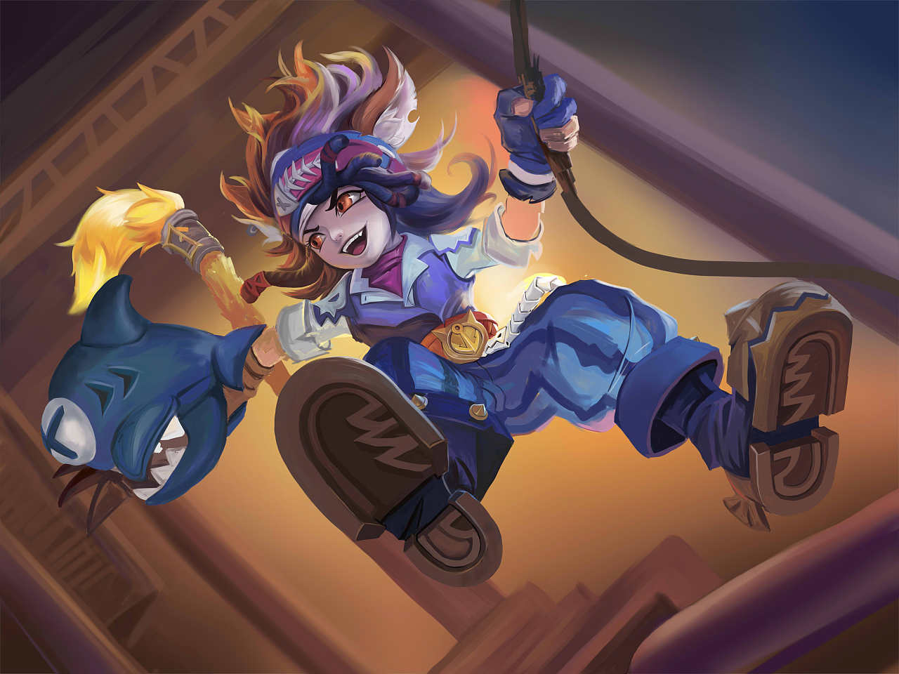 王者荣耀沈梦溪鲨炮海盗猫