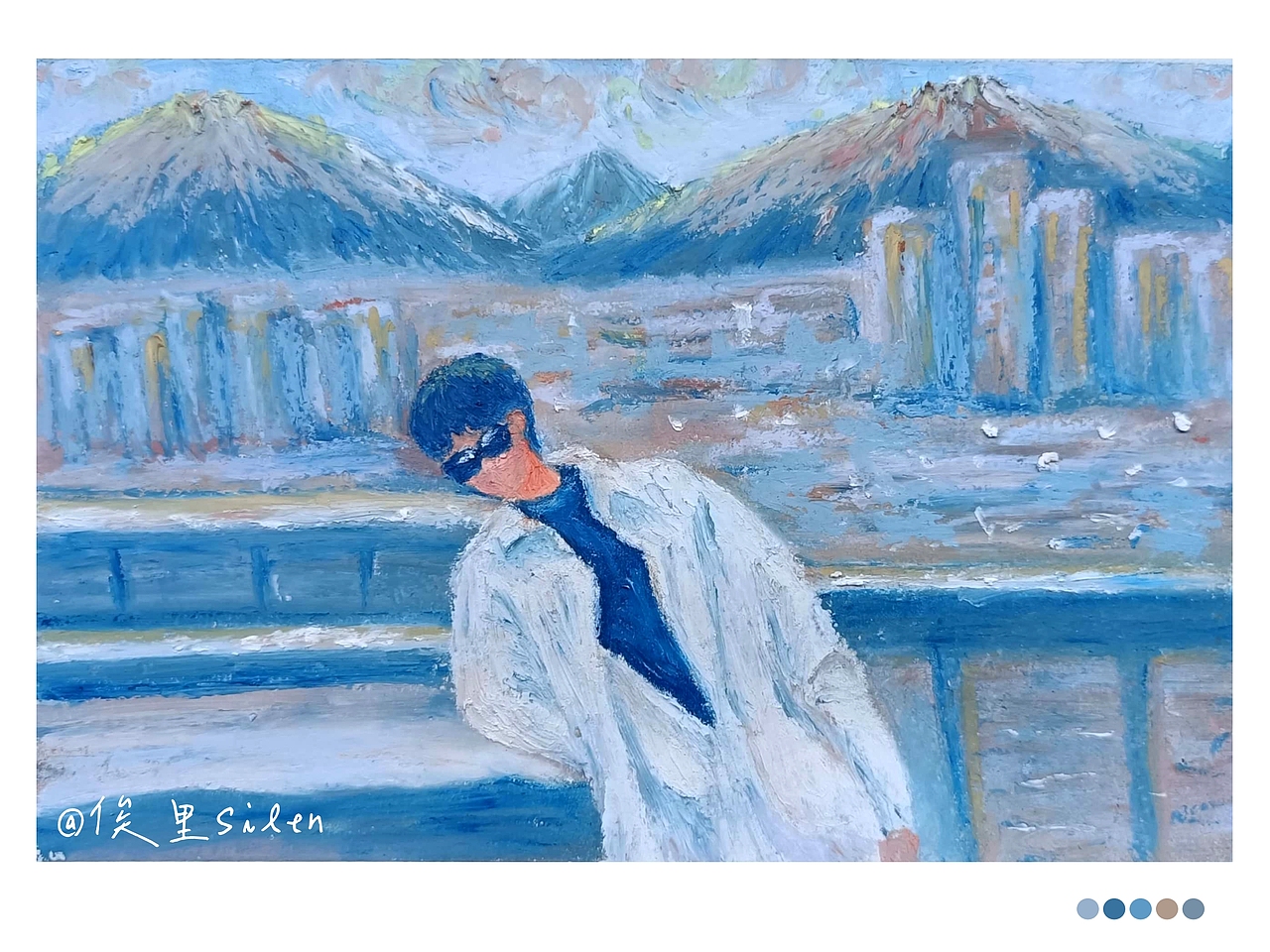 油画棒画许嵩（图ZMzE1NDU4MzUy） - 创作习作 - 站酷设计师俟里Silen原创素材 - 站酷ZCOOL