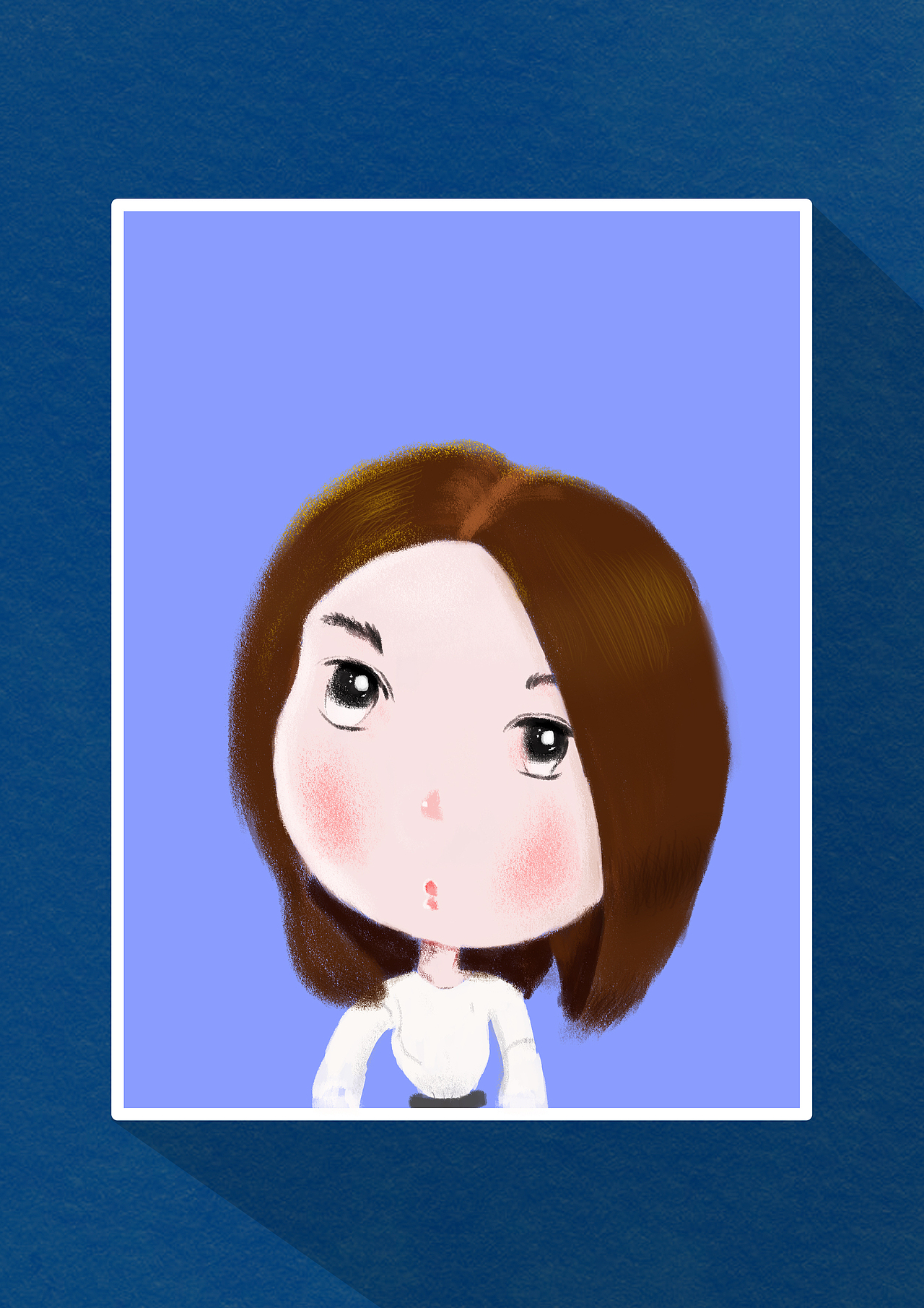 给朋友的Q版头像