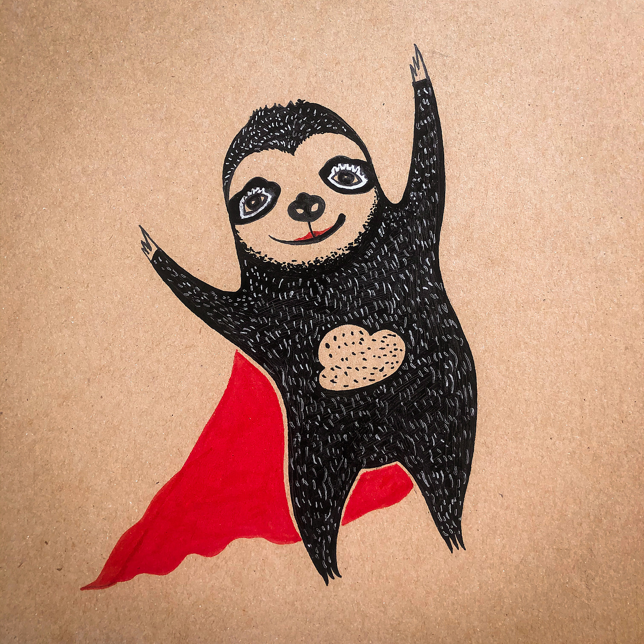 树懒|插画|创作习作|hntina_原创作品-站酷zcool