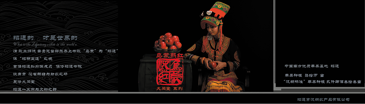 昭通汉朔农业“乌蒙熙红”品牌苹果包装设计