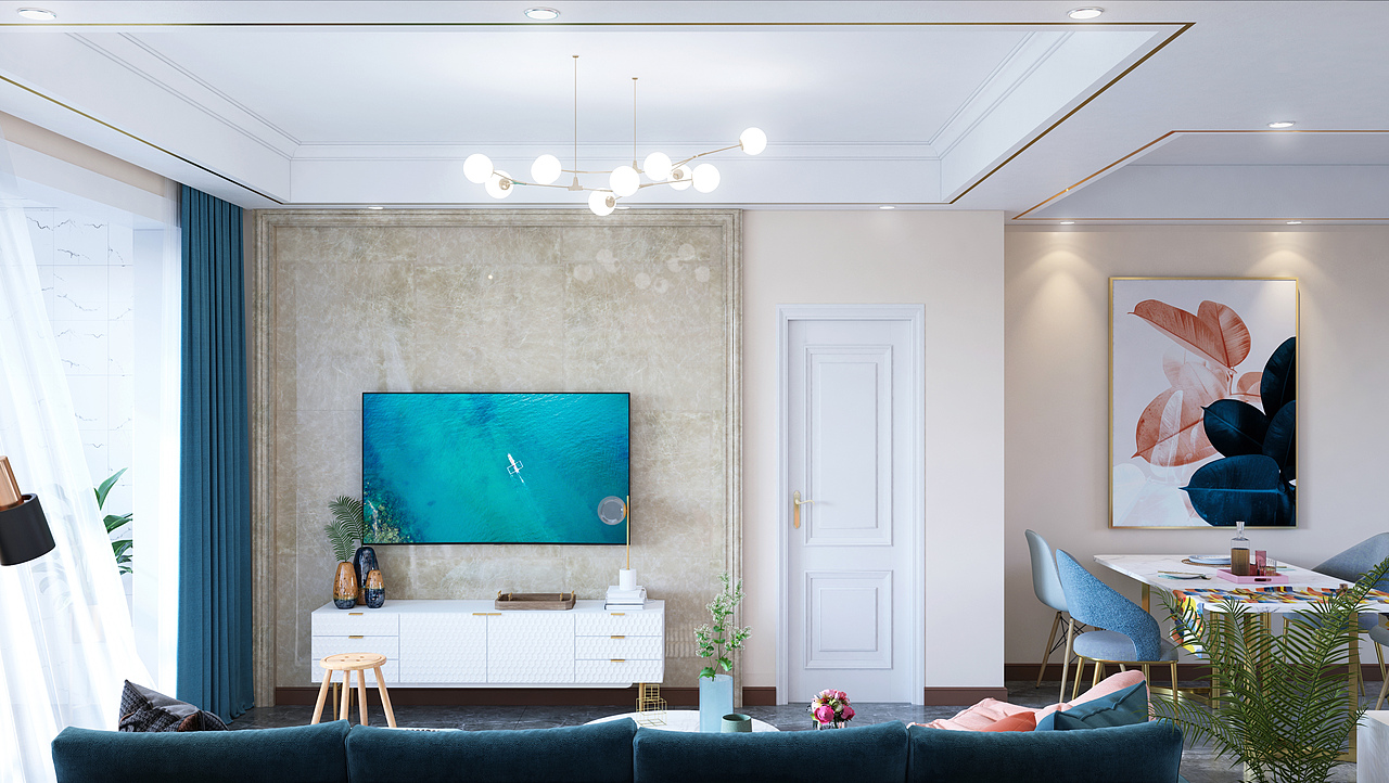 現(xiàn)代 簡約 輕奢 軟裝（圖ZMTc2MDk5NTQ4） - 家裝設(shè)計 - 站酷設(shè)計師丿至尊寶原創(chuàng)素材 - 站酷ZCOOL